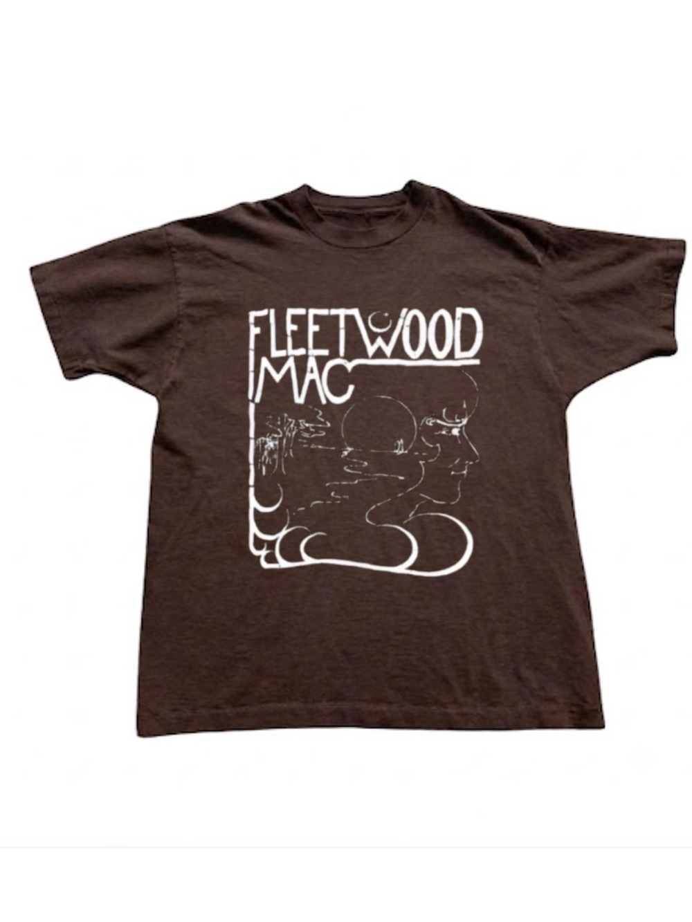 Gildan Fleetwood Brown Graphic Cat T-Shirt